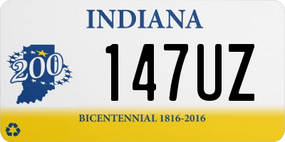 IN license plate 147UZ