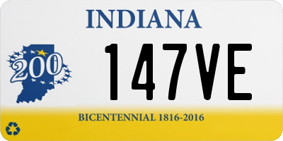 IN license plate 147VE