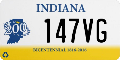IN license plate 147VG