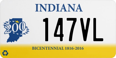 IN license plate 147VL