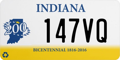 IN license plate 147VQ