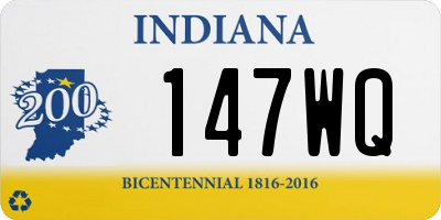 IN license plate 147WQ