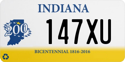 IN license plate 147XU