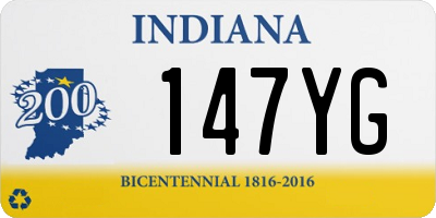 IN license plate 147YG