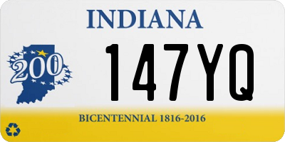 IN license plate 147YQ