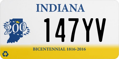 IN license plate 147YV