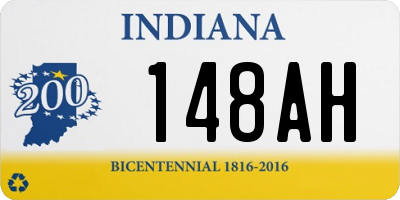 IN license plate 148AH