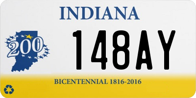 IN license plate 148AY