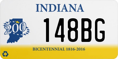 IN license plate 148BG