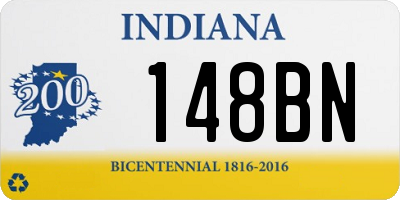 IN license plate 148BN