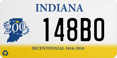 IN license plate 148BO