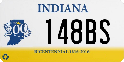 IN license plate 148BS