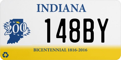 IN license plate 148BY