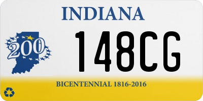 IN license plate 148CG