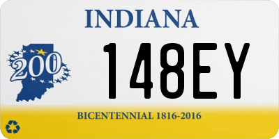 IN license plate 148EY