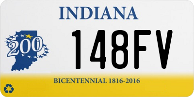 IN license plate 148FV