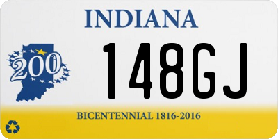 IN license plate 148GJ