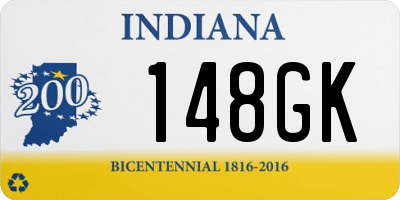 IN license plate 148GK