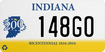 IN license plate 148GO