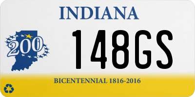 IN license plate 148GS