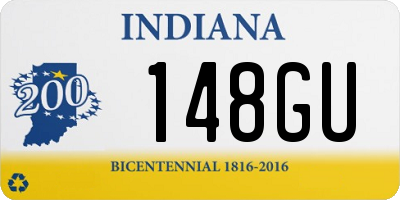 IN license plate 148GU