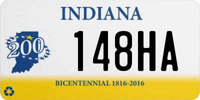 IN license plate 148HA