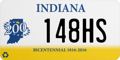 IN license plate 148HS