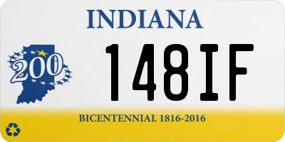 IN license plate 148IF