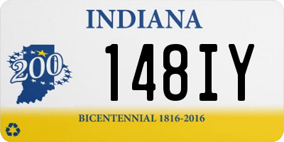 IN license plate 148IY