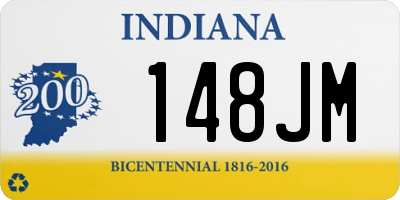 IN license plate 148JM