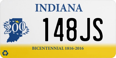 IN license plate 148JS