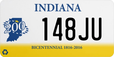 IN license plate 148JU