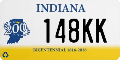 IN license plate 148KK