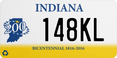 IN license plate 148KL