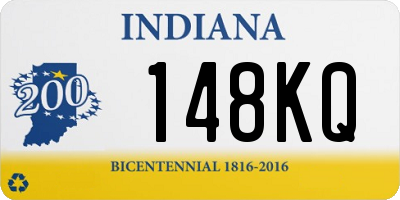 IN license plate 148KQ