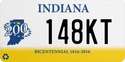 IN license plate 148KT