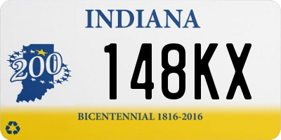 IN license plate 148KX