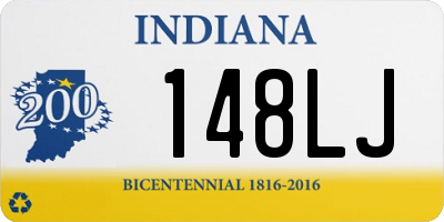 IN license plate 148LJ