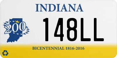 IN license plate 148LL