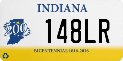 IN license plate 148LR