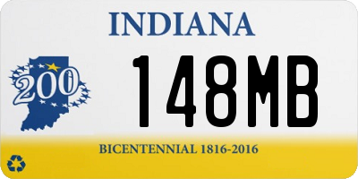 IN license plate 148MB