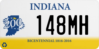 IN license plate 148MH