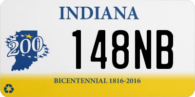 IN license plate 148NB