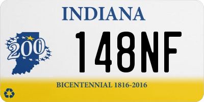 IN license plate 148NF