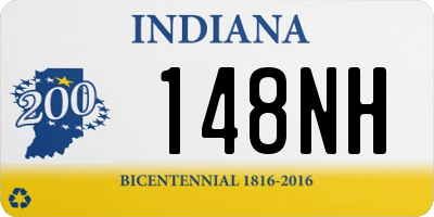 IN license plate 148NH