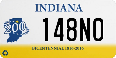 IN license plate 148NO