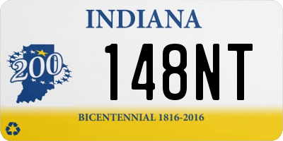 IN license plate 148NT