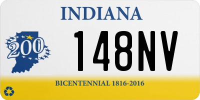 IN license plate 148NV