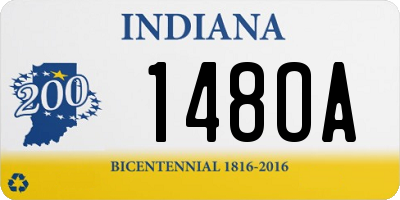 IN license plate 148OA