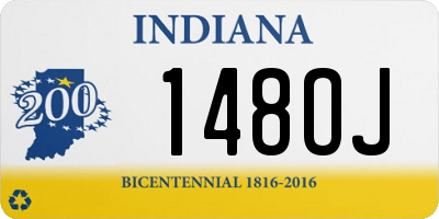 IN license plate 148OJ